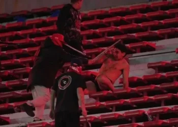 Torcedor da La U é linchado em arquibancada na Argentina  • Reprodução/Instagram