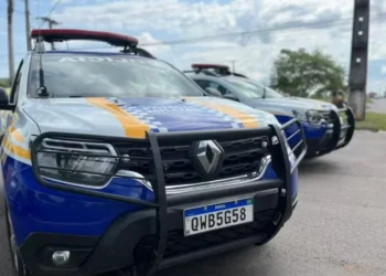 Carro da Polícia Militar do Tocantins — Foto: PM-TO/Divulgação