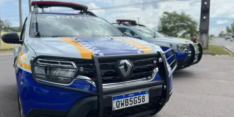 Carro da Polícia Militar do Tocantins — Foto: PM-TO/Divulgação