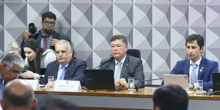 Sessão da CPMI do INSS no Congresso Nacional • Vinicius Loures/Câmara dos Deputados