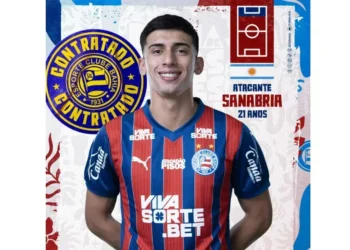 Bahia anuncia contratação de Mateo Sanabria — Foto: Divulgação / EC Bahia