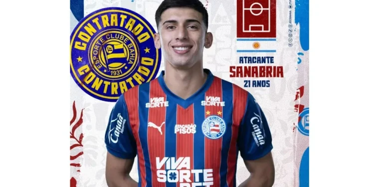 Bahia anuncia contratação de Mateo Sanabria