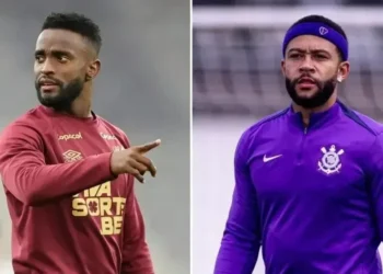 Steven Mendoza, do Athletico-PR, reencontra Corinthians de Memphis Depay  • Divulgação/José Tramontin/Athletico-PR e Rodrigo Coca/Agência Corinthians