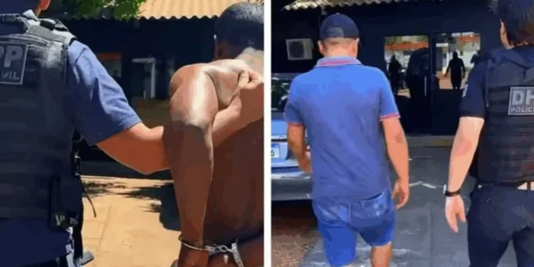 Quatro pessoas são presas suspeitas de balear criança de 5 anos em Palmas — Foto: SSP-TO/Divulgação