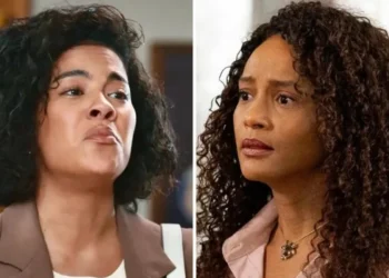 Maria de Fátima implora ajuda de Taís Araújo  • Reprodução/Globoplay