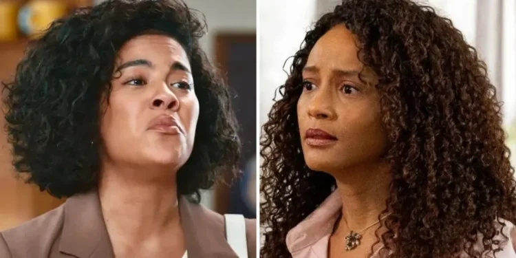 Maria de Fátima implora ajuda de Taís Araújo  • Reprodução/Globoplay