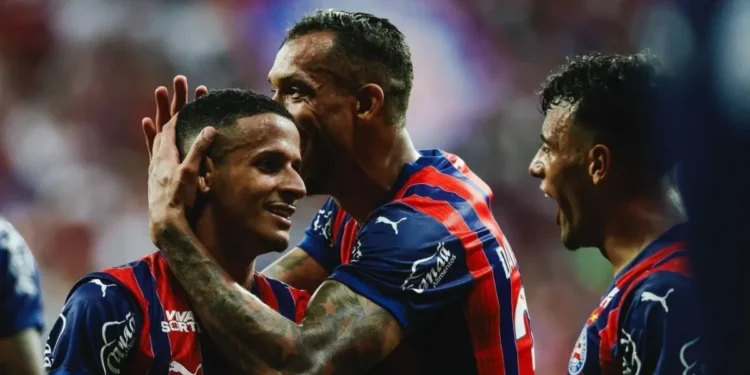 Juba marca no fim, Bahia bate Fluminense e abre vantagem na Copa do Brasil