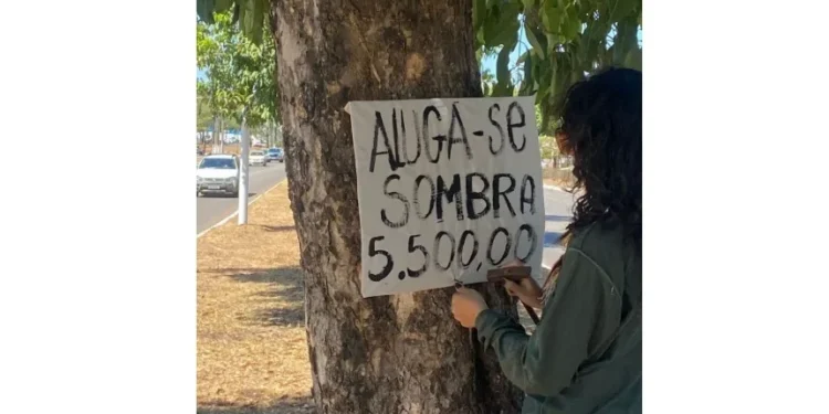 Performance do Coletivo Flácido realizada em Palmas, que será debatida no evento deste sábado - Foto: Giovelli Flowers/Coletivo Flácido