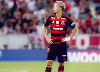 Matheus Gonçalves, jogador do Flamengo  • Adriano Fontes/Flamengo