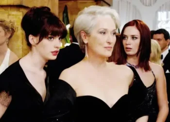 Anne Hathaway, Meryl Streep e Emily Blunt em "O Diabo Veste Prada" • Divulgação/ 20th Century Studios
