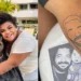 Flora Cruz realizou uma tatuagem para homenagear o seu pai, o cantor Arlindo Cruz  • Foto 1 e 2: Instagram/Flora Cruz