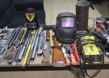 PMTO desarticula fábrica clandestina de armas e prende suspeito em Alvorada. - Foto: Ascom 7ª CIPM