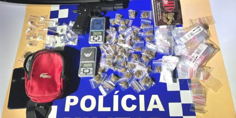 PMTO prende homem e apreende adolescente por tráfico de drogas em Araguaína - Foto: Ascom 2º BPM