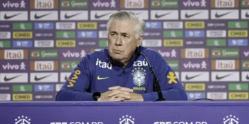 Carlo Ancelotti, técnico da Seleção Brasileira • @rafaelribeirorio / CBF