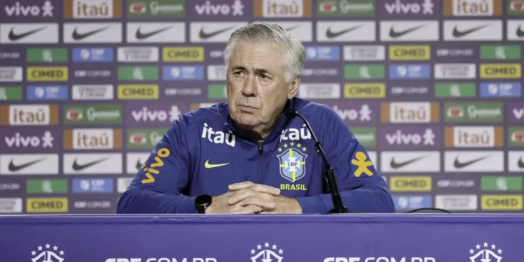 Ancelotti explica ausência de camisa 10 na Seleção Brasileira