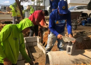 Equipes em atuação na quadra Arno 42 – Foto Divulgação