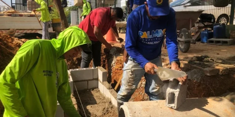 Equipes em atuação na quadra Arno 42 – Foto Divulgação