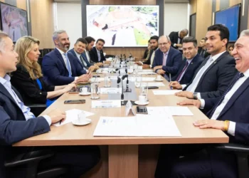 Governador Laurez Moreira se reúne com o ministro dos Transportes, Renan Filho, Foto Vinícius Santa Rosa.