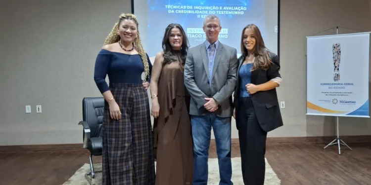 Governo do Tocantins fortalece área correcional com técnicas avançadas de Psicologia do Testemunho 