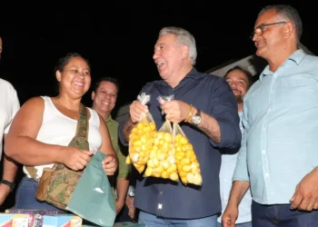 Governador Laurez Moreira, explica que o pequi é símbolo da culinária tocantinense e a festa é uma forma de resgatar e promover a tradição do fruto, consumida de norte a sul do estado - Márcio Vieira/Governo do Tocantins