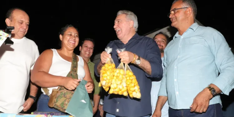 Governador Laurez Moreira, explica que o pequi é símbolo da culinária tocantinense e a festa é uma forma de resgatar e promover a tradição do fruto, consumida de norte a sul do estado - Márcio Vieira/Governo do Tocantins