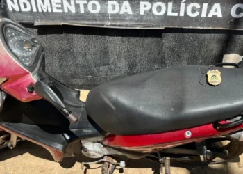 Motocicleta furtada na região sul de Palmas é recuperada pela Polícia Civil - Foto: Divulgação PCTO