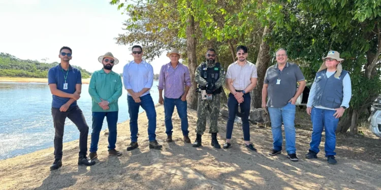 Naturatins e MPTO monitoram níveis do Rio Formoso em Lagoa da Confusão