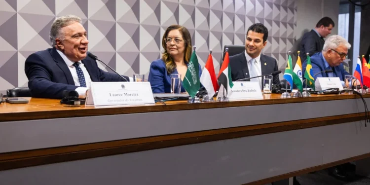 m reunião do Brics, governador Laurez garante participação ativa do Tocantins na construção de soluções globais de desenvolvimento e sustentabilidade - Vinicius Santa Rosa/Governo do Tocantins