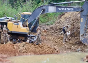 PF fecha 5 garimpos ilegais de ouro e destrói equipamentos no Pará
