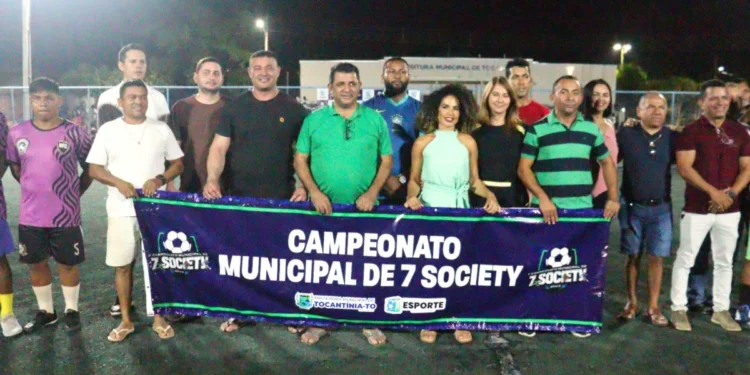 Prefeitura realiza abertura do primeiro Campeonato Municipal de Futebol 7 Society, em Tocantínia