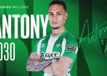 Antony foi anunciado em definitivo pelo Betis, da Espanha • Divulgação/Betis