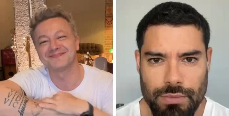 Ex e atual de Sandy curtem apresentação da cantora no The Town lado a lado