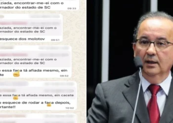 As conversas foram divulgadas nas redes sociais.  • Print: Reprodução/Foto: Pedro França/Agência Senado