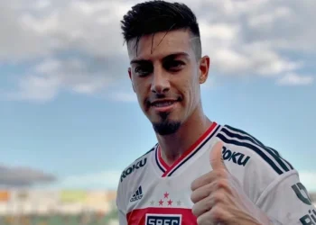 Emiliano Rigoni, atacante do São Paulo • Reprodução/São Paulo FC