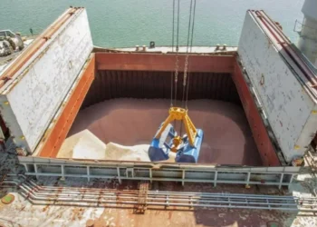 O porto de Paranaguá seguiu como principal ponto de entrada dos fertilizantes, com 4,87 milhões de toneladas descarregadas no semestre — Foto: Claudio Neves/Portos do Paraná
