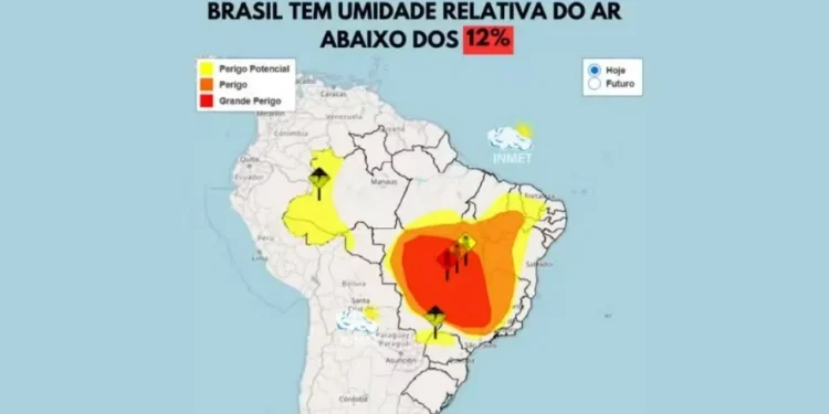 Umidade abaixo de 12% põe 6 Estados e DF em emergência
