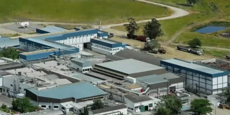 Unidade da Marfrig em Colônia, no Uruguai — Foto: Marfrig/Reprodução