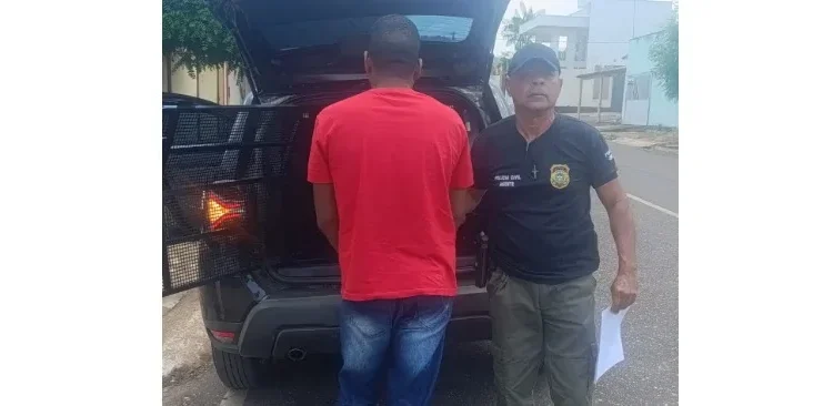 Homem foi preso, após cumprimento a mandado de prisão preventiva - Foto: DICOM SSP TO