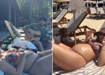 Grávida, Rafa Kalimann mostra férias de luxo com Nattanzinho