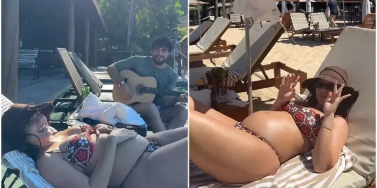 Grávida, Rafa Kalimann mostra férias de luxo com Nattanzinho
