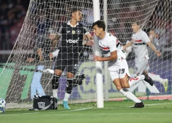 Dinenno dá fim a jejum, e São Paulo vence Botafogo pelo Brasileirão