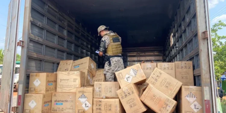 Troca de informações estratégicas possibilitou a prisão de três homens e a recuperação de carga furtada avaliada em R$ 400 mil, em Araguaína. - Foto: Ascom 2º BPM