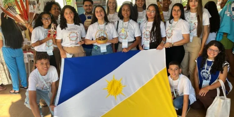 A delegação do Tocantins foi formada por dez estudantes de escolas estaduais - Foto: divulgação Seduc