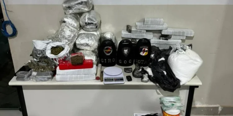 Material apreendido - Foto: Ascom PMTO