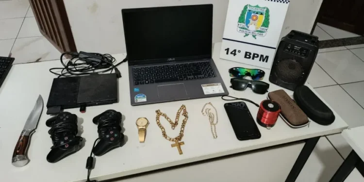 Homem é preso pela PM por furto e casal por receptação em Colinas