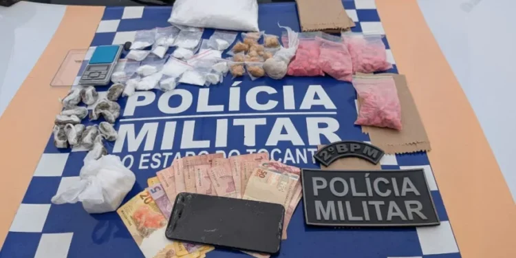 PM prende homem por tráfico de drogas e apreende 1 mil comprimidos de ecstasy em Araguaína
