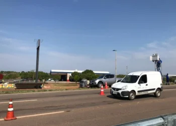 Radares das rodovias da região central são aferidos pela Agência Estadual de Metrologia - Brenda Ramos /Governo do Tocantins