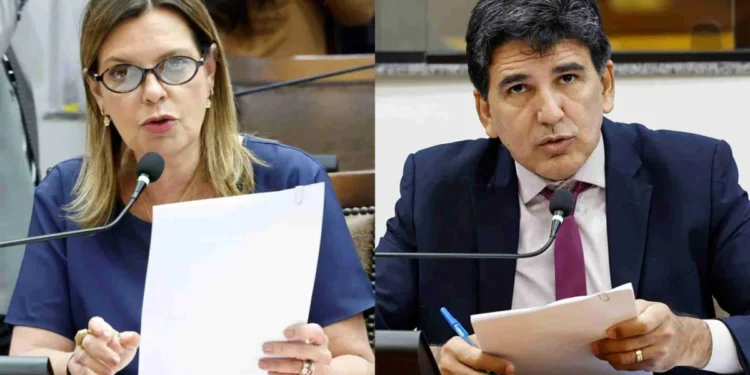 Dep Cláudia Lelis e Dep Júnior Geo - foto Koró Rocha