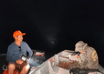 Equipes da Divisão Ambiental da GMP realizam rondas terrestres e fluviais, além de fiscalizações em rios, lagos, pontes, pesque-pagues e pontos de comercialização de pescado – Foto Guarda Ambiental