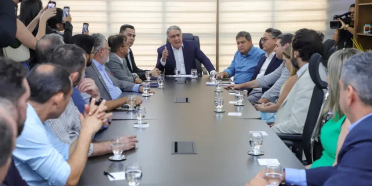 Governador Laurez Moreira reforçou o compromisso com a implementação de ações voltadas ao desenvolvimento sustentável do Tocantins; Adilvan Nogueira/Governo do Tocantins